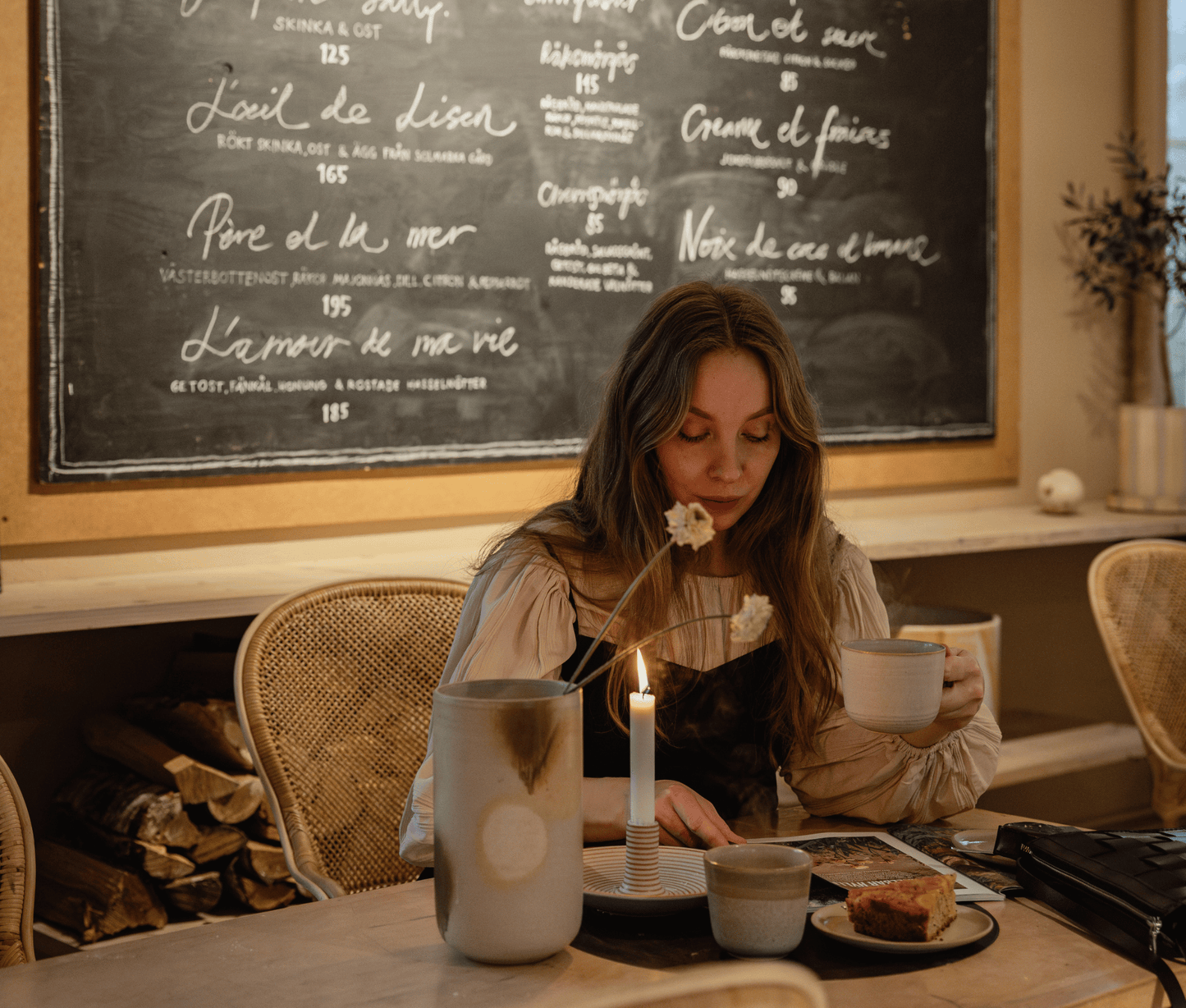 Fika på Crêperie Paradis Öland
