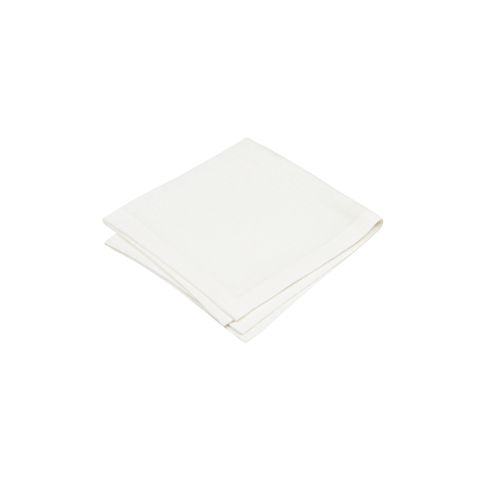Servett Gård benvit tvättat linne 43x43 cm