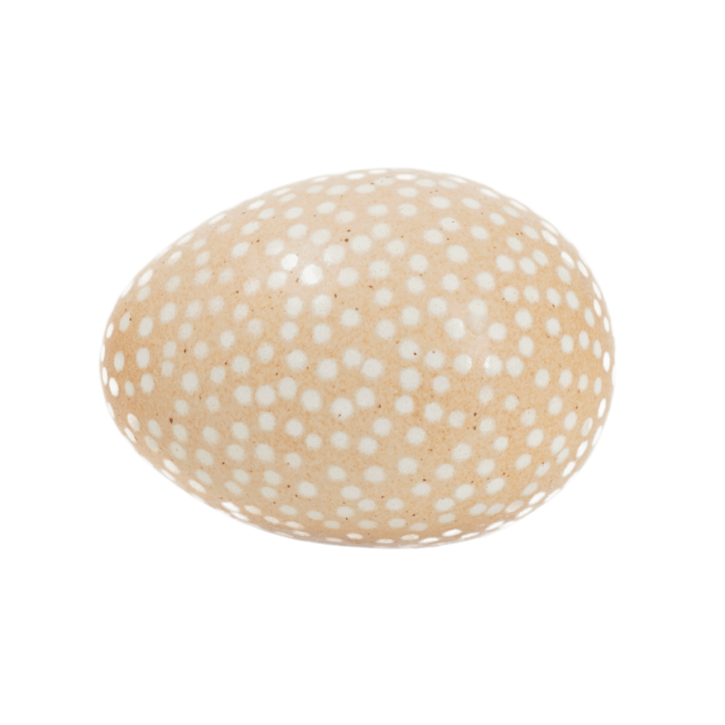 Ägg mini Prick Peach/vit