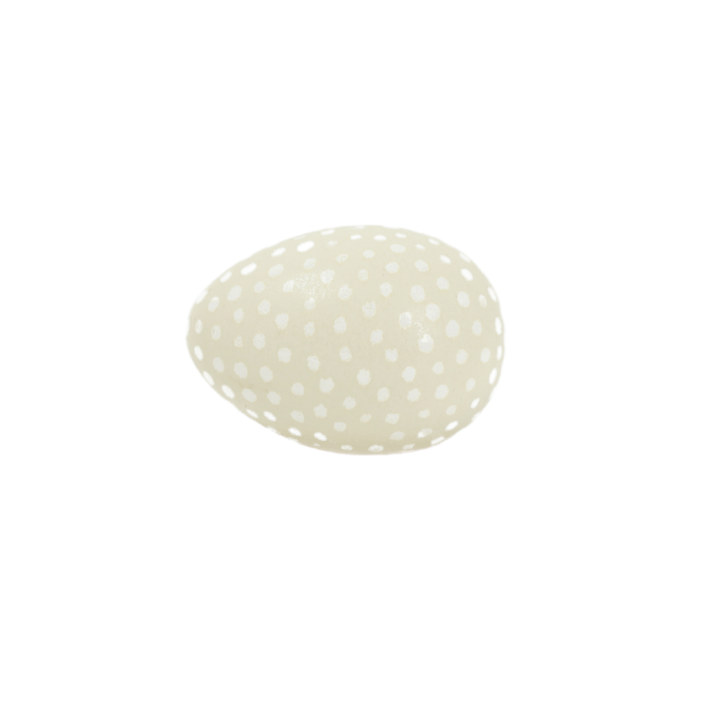 Ägg mini mini Prick havre / vit