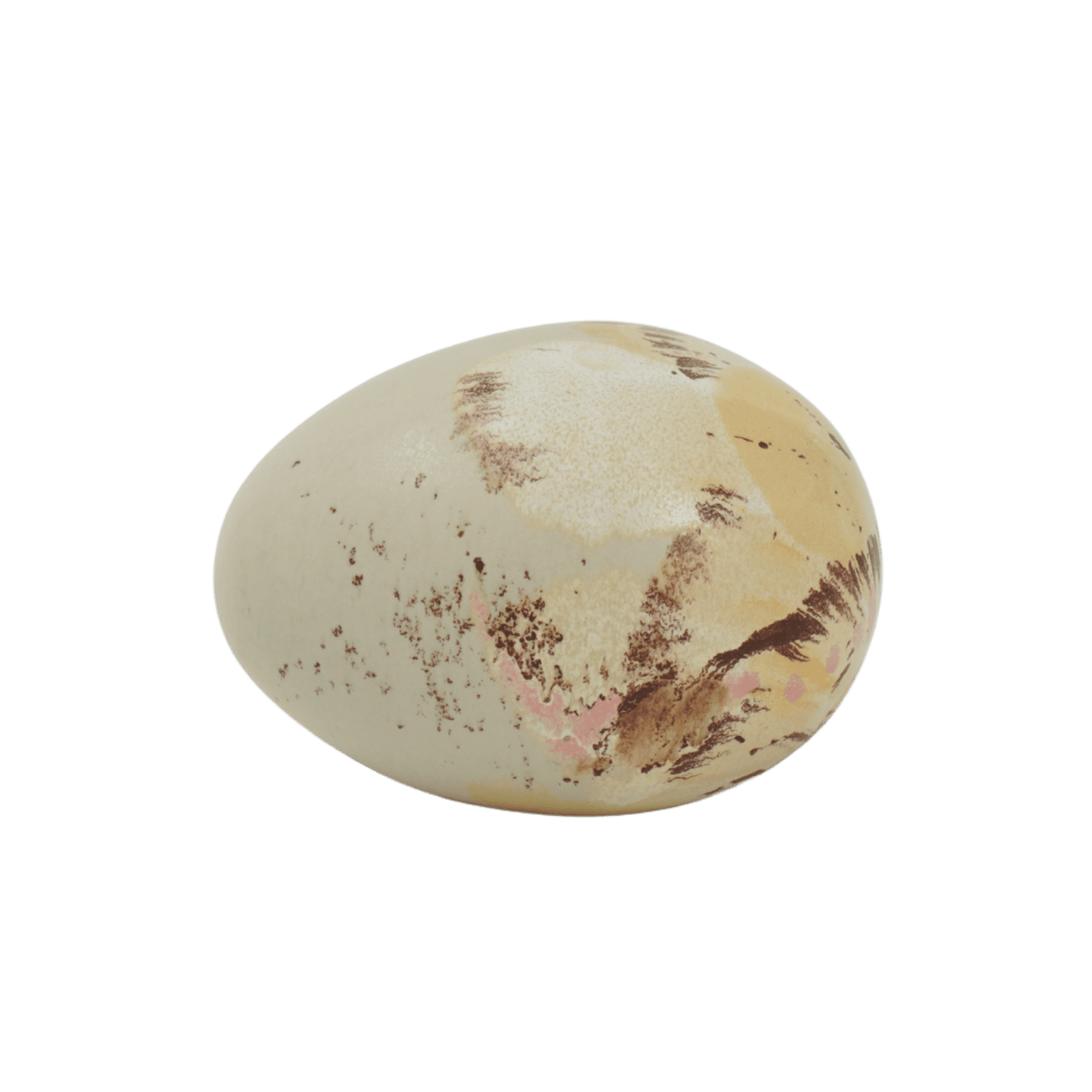 Handmålat ägg i keramik från Paradisverkstaden på Öland