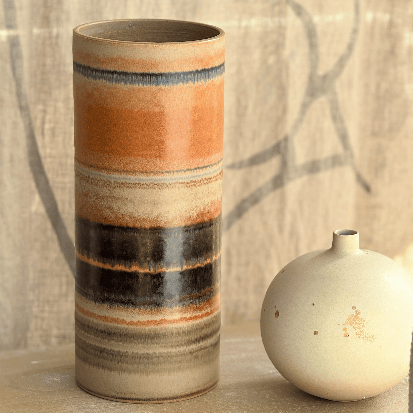 Vas/cylinder 37 x 15 orange